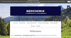 Desktop Screenshot of medichemia.de