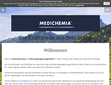 Tablet Screenshot of medichemia.de